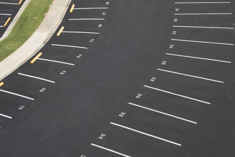 Parking Lot Sealcoating detail