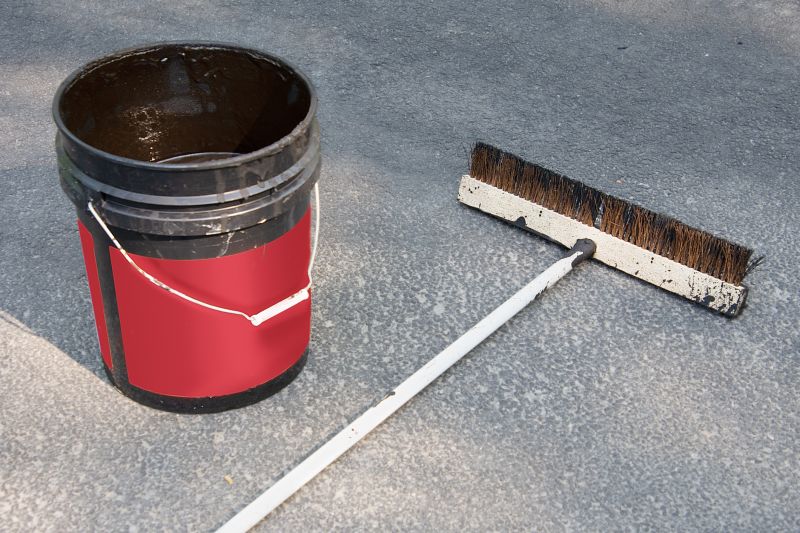Hot Tar Driveway Sealing